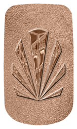 DAROYAL 602 BZ SH BZ Bronze Sunburst Shimmer Bronze Background